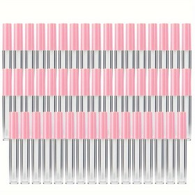 Resim 10/20/50 adet Boş Dudak Parlatıcısı Tüpleri, Kozmetik için Plastik Makyaj Kapları, Doldurulabilir Şişeler., Makyaj Ürünleri 