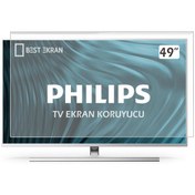Resim Philips Uyumlu 49" inç Tv Ekran Koruyucu 