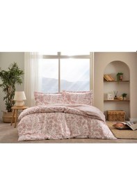 Resim Özdilek Nevresim Takımı Ranforce 57 Tel Tek Kişilik Pudra Dıtsy Garden 