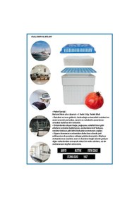 Resim 2 Kg. Dikdörtgen Nem Alıcı Aparat Kırmızı Meyva 2 Kg. Blok 