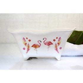 Resim Limbo Home Flamıngo Seramık Küvet Buyuk 