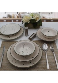 Resim Anka 48 Parça 12 Kişilik Yemek Takımı - Çağla 