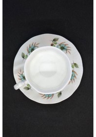 Resim Mayfair Pottery Vintage Duble Kahve Fincanı 2 Parça 160 Ml Mavi-beyaz 