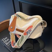 Resim Şık ve Dayanıklı Naylon Kadın Çapraz Çanta - Ayarlanabilir Askılı, Çok Bölmeli & Fermuarlı Cepli, Kompakt Hafif Tasarım (Bej/Siyah), İş, Alışveriş, Günlük Kullanım İçin, Çok Amaçlı Tote, Yüksek Kaliteli Astar, Fonksiyonel El Çantası, Seyahat Aksesuarı, Modern Tote, Sağlam Yapı, Çok Cep Detaylı Profesyonel Çanta 