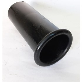 Resim Egzozcum Siyah Antipas Kaplamalı Nikelaj Tekli Önü Düz Egzoz Eksoz Ucu 60 Mm. 