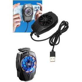 Resim Gld-spt- Telefon Soğutucu Fan Güçlü Motor Radyatör Cep Telefon Soğutma 