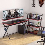 Resim Tasarım 140x90x60 CM Çalışma Masası ve Düzenleyici Set Zizuva
