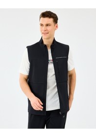 Resim Skechers M Fitted Turtle Neck Softshell Vest Erkek Siyah Yelek S2520220-3817 