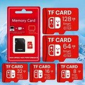 Resim Yüksek Hızlı Bellek Kartları - 128GB 64GB 32GB 16GB 8GB - Büyük Kapasiteli Flash TF Kartları Bellek SD Kartı Kameralar, Telefonlar, Dizüstü Bilgisayarlar, PC, Araba Ses Sistemi, Oyun Konsolları için Güvenli Dosya Depolama! 