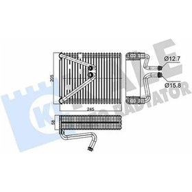 Resim Evaporator Fıat Doblo 1.2 1.6 1.6 16v 1.9d 1.3/1.9dmtj 1.9jtd 01 