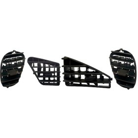 Resim Ford Fiesta Kalorifer Klima Hava Üfleyici Izgarası Takımı Sol Sağ Orta 4 Adet 1996-2002 