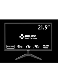 Resim Apline 21.5 75hz.5ms.1920x1080 Full Hd Led Monitör Hdmı+vga 