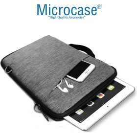 Resim Microcase 10 Inch Tabletler Için Omuz Askılı ve El Tutacaklı Universal Sleeve Taşıma Çantası -AL3068 