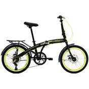 Resim Genel Markalar Katlanabilir Bisiklet X7 Neon Sarı 20 Jant 7 Vites Siyah Neon Yeşil 