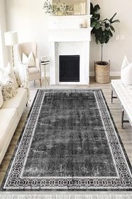 Resim Modern Westa Kaymaz Tabanlı Yıkanabilir Antibakteriyel Dijital Baskı Modern Halı Kilim, MD-0087B-WST-100X350 