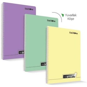 Resim Im Smart Pp Kapak Spiralli A4 96 Yaprak Çizgili Defter 72910 Çok Renkli 