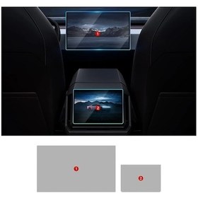 Resim Topnotch 2024 Tesla Cybertruck İç Film 2 Parça Çizilme Koruma Tpu Şeffaf Kaplama 