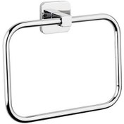 Resim Tema Kare Serisi Kare Havluluk Banyo Havlu Askısı Paslanmaz Krom 