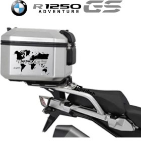 Resim Bmw R1250GS Adventure Çanta Sticker Etiket Model 