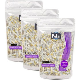 Resim Pufai Katran Süzen Filtreli Ağızlık 8 MM 1000'li x 3 Paket 