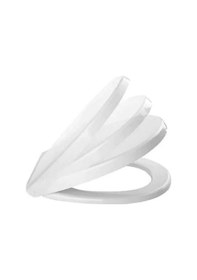 Resim Klozet Kapağı Yavaş Kapama Beyaz 