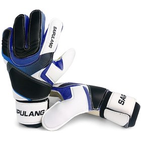 Resim Vkemall Erkek Kaleci Eldiveni Mavi 8 Numara 18-19cm Lateks + Pu Malzeme Mavi 
