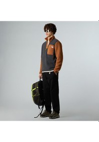 Resim The North Face M Yumiori 1/4 Zip Erkek Polar-30502 Koyu Gri 