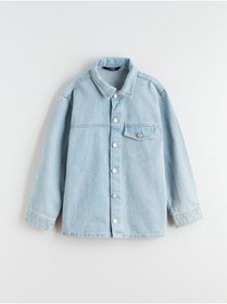 Resim LC Waikiki UZG STORE'dan Stil Sahiplerine Uzun Kollu Erkek Çocuk Jean Gömlek 
