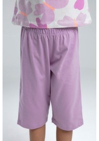 Resim Xo Kids Kız Çocuk Pijama Takım 2-7 Yaş 3596-2 Lila 