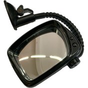 Resim gcstore 1 Adet Siyah Kör Nokta Tv Tip Ayna Vantuzlu Sipral 19Cm Ayaklı 