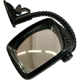 Resim gcstore 1 Adet Siyah Kör Nokta Tv Tip Ayna Vantuzlu Sipral 19Cm Ayaklı 