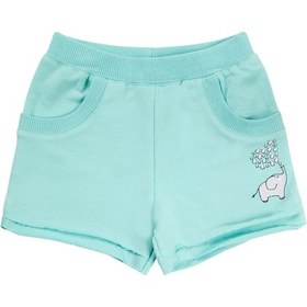 Resim Lovetti Mint Kız Çocuk Iki Iplik Fil Baskılı Şort 7864M024 Mint Yeşili 