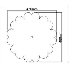 Resim MOTİFPİYER Lamba Tavan Göbeği-Motifli-Modellemeler-52-3 Adet 