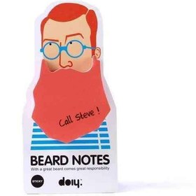 Resim Yapışkan Sakal Kırmızı Notluk 100lük 