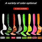 Resim 50 Adet Spiral Kuyruklu Swimbaits Yem Seti, Kutulu Tatlısu Levrek Avı İçin Seçenekler - Mercan Resifleri, Nehirler veya Tuzlu Su Balıkçılığı için Perch, Beyaz Nokta Bass ve Pike Yakalama: Kullanımı Kolay - Hafif ve Kompakt Boyut, Tüm Oltaçılar İçin Taşınabilir. Taşıma ve Saklama Kolaylığı Sağlar 