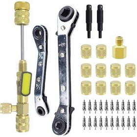 Resim Geeksen "profesyonel Hvac Vana Çekirdeği Çıkarma Aleti - Çift Boyutlu 1/4 Ve 5/16, Dayanıklı Alüminyum" 