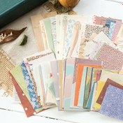 Resim 240 Sayfa Karışık Renkli Malzeme Kağıdı, Bahçe/Renkli/Taze Stil Karışımı, Her Farklı Desen İki Kağıt, Scrapbooking, Düzenli Kağıtlar ve Hediyeler için Not Defterleri 