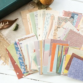 Resim 240 Sayfa Karışık Renkli Malzeme Kağıdı, Bahçe/Renkli/Taze Stil Karışımı, Her Farklı Desen İki Kağıt, Scrapbooking, Düzenli Kağıtlar ve Hediyeler için Not Defterleri 