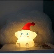 Resim Szypzstore Runxi Life Hall Sevimli Evcil Hayvan Gece Işığı Yatak Başı Dekorasyonu Led Bebek Uyku Sıcak Renk Gece Işığı J72ysu Beyaz 