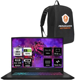 Resim MSI Katana 17 i9 13900H 64GB 4TB SSD RTX4070\u002F8GB 17.3\ FHD 144HZ 