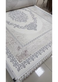 Resim Liparis Halı Lüx Floşlu Serisi 1166 Mat Gri Tüm Ebatlar 