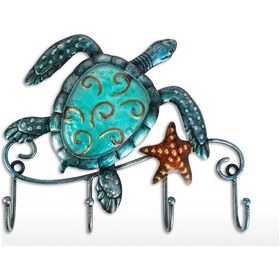 Resim Padalink El Yapımı Demir Kaplumbağa Duvar Kanca - Anahtar, Kolye Ve Dekoratif Nesneler İçin Asma Aleti, Hayvan Severlere Özel Hediye 