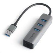 Resim Dark Dk-ac-usb332gl Usb3.0 To 3 Port Usb3.0 Rj45 Hub Grı 