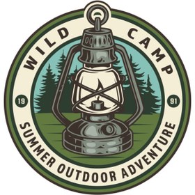 Resim Quart Aksesuar Off Road Camping Adventure Kamp Fener Off Road Sticker 10 X 9,5 cm 