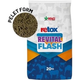 Resim Retox Revital Flash Küçükbaş Hayvanlar İçin Verim Arttırıcı Yem Katkısı 20 KG 