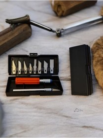 Resim lstri Parça Hobi Telefon Tamiri Neşter Seti Hobi Maket Gravür Oyma Ahşap Kil El Sanatları Oyma Bıçağı 
