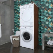 Resim Kenzlife çamaşır-kurutma makinesi dolabı zakhar cvz 180*70*60 banyo kapaksız arkalıksız 