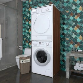 Resim Kenzlife çamaşır-kurutma makinesi dolabı zakhar cvz 180*70*60 banyo kapaksız arkalıksız 