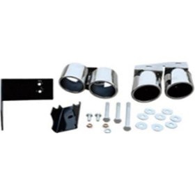 Resim A409-0010 A4 2009- Arka Egzoz Ucu Set S Oem No: 