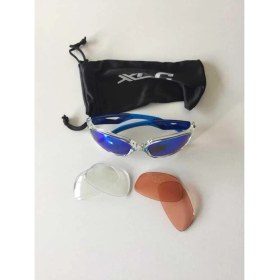 Resim Xlc Saint-Denis SG-C14 Gözlük ( 3 Renkli Cam ) Mavi/gri Çerçeve 